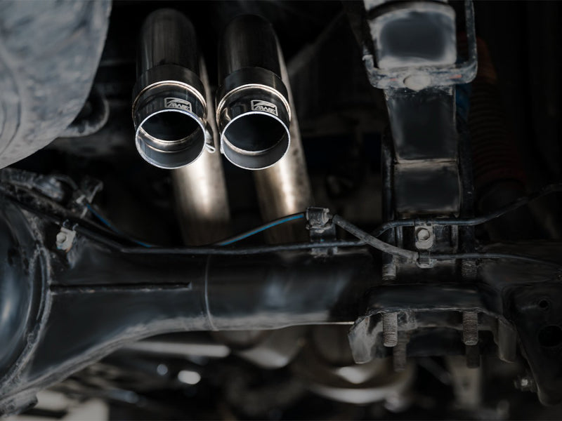 AWE 2016 - 2023 Toyota Tacoma 0FG Exhaust with BashGuard: The Ultimate Sound Upgrade!