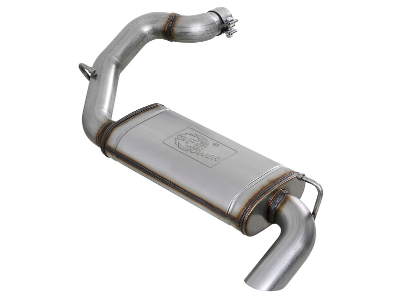 aFe MACH Force-Xp Hi-Tuck 3in 409 SS Axle-Back Exhaust for 2018 - 2024 Jeep Wrangler JL 2.0/3.6