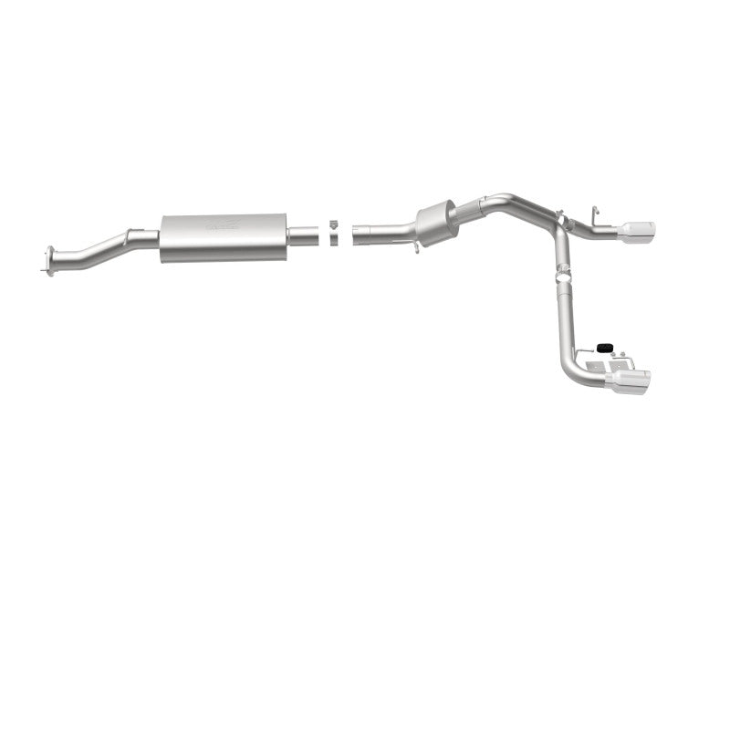 MagnaFlow Cat-Back Exhaust System for 2007 - 2008 GM Hummer H2 with Dual Split Rear Exit