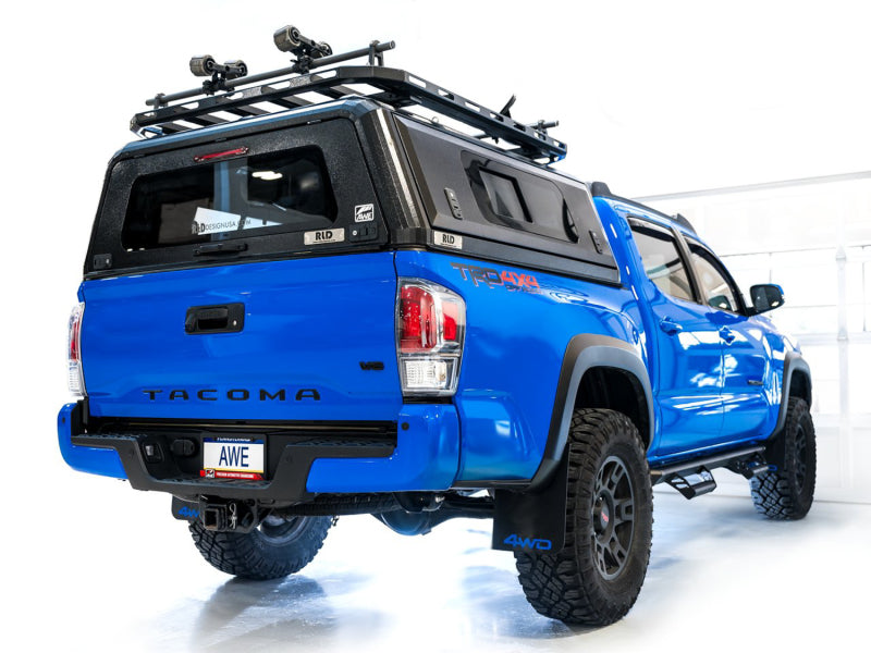 AWE 2016 - 2023 Toyota Tacoma 0FG Exhaust with BashGuard: The Ultimate Sound Upgrade!