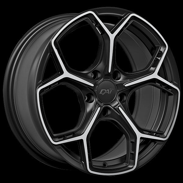 DAI Wheels WIDOW 15x6.5 5x114.3 ET40 67.1 Gloss Black - Machined Face: Stunning Alloy Wheels!