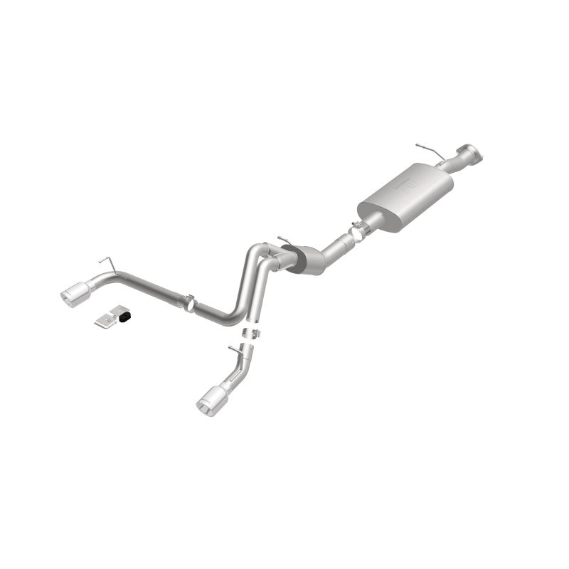 MagnaFlow Cat-Back Exhaust System for 2007 - 2008 GM Hummer H2 with Dual Split Rear Exit