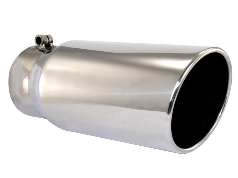 aFe MACHForce XP Stunning 304 Stainless Steel Exhaust Tips - 4x5x12L, Direct Bolt-On & Polished!