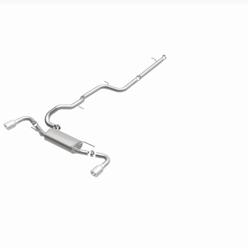 MagnaFlow 2010 - 2013 Mazda 3 2.5L Hatchback: Split Rear Exit Stainless Cat Back Performance Exhaust - Unleash Your Ride!