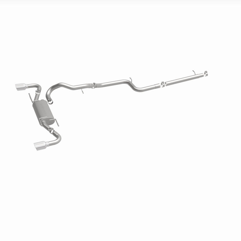 MagnaFlow 2010 - 2013 Mazda 3 2.5L Hatchback: Split Rear Exit Stainless Cat Back Performance Exhaust - Unleash Your Ride!