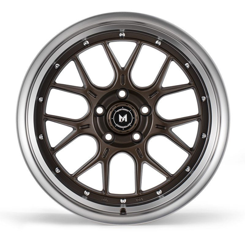 Stunning MFlow MFL2 19x8.5 Wheels - Matt Bronze Machined Lip, 5X114.3 ET35 73.1