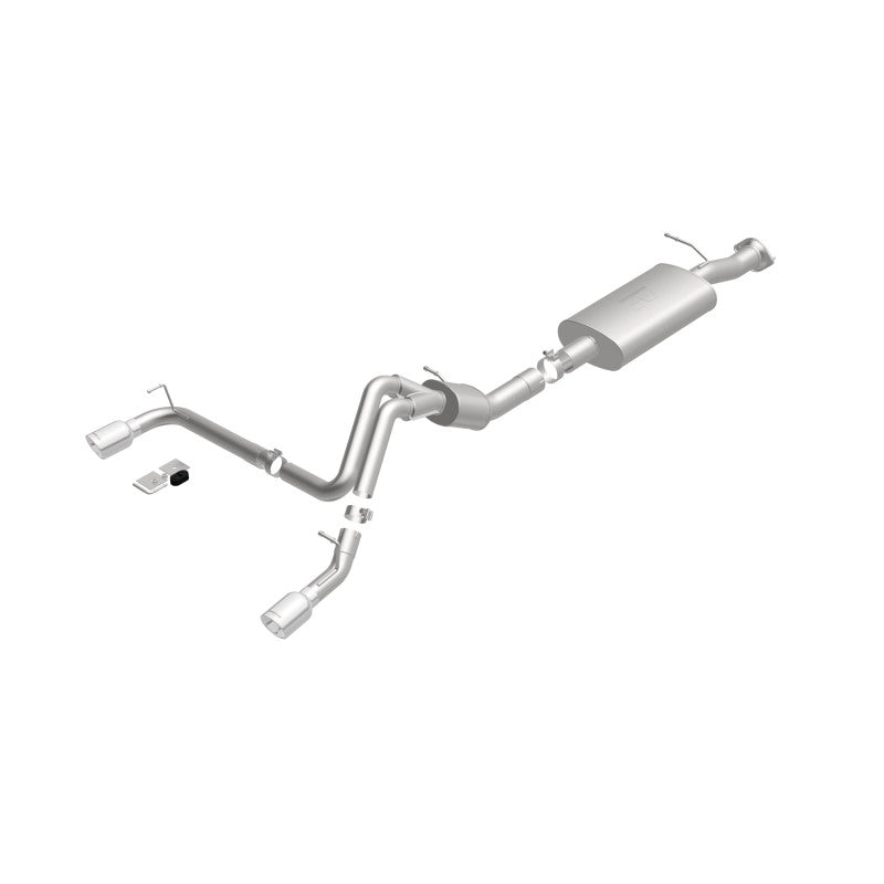 MagnaFlow Cat-Back Exhaust System for 2007 - 2008 GM Hummer H2 with Dual Split Rear Exit