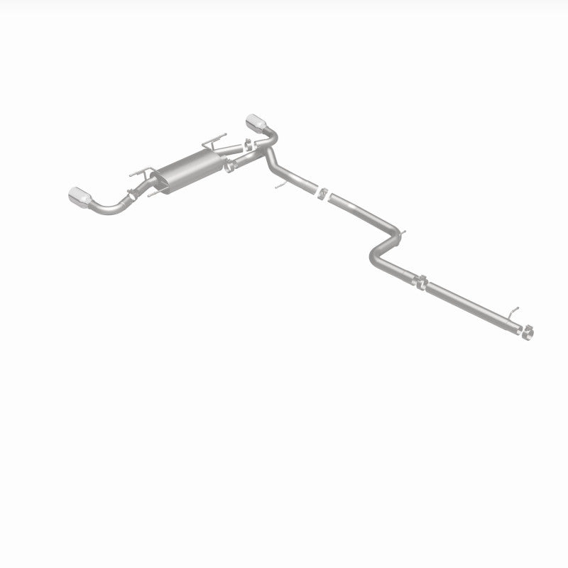 MagnaFlow 2010 - 2013 Mazda 3 2.5L Hatchback: Split Rear Exit Stainless Cat Back Performance Exhaust - Unleash Your Ride!
