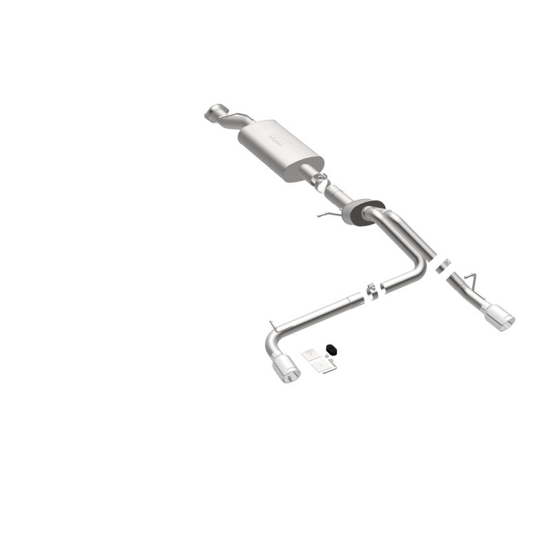MagnaFlow Cat-Back Exhaust System for 2007 - 2008 GM Hummer H2 with Dual Split Rear Exit