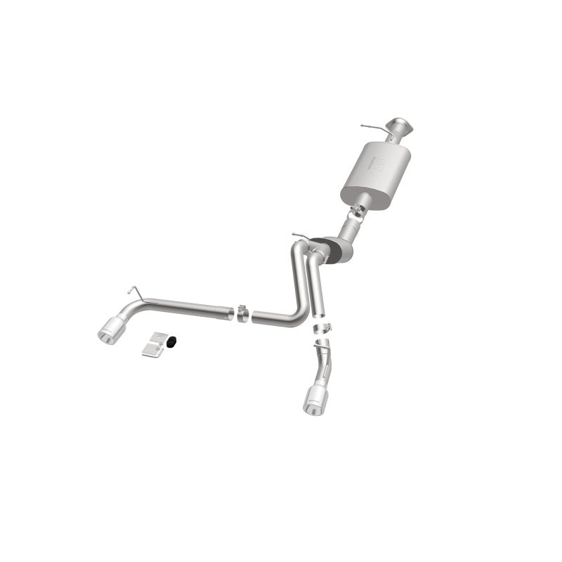 MagnaFlow Cat-Back Exhaust System for 2007 - 2008 GM Hummer H2 with Dual Split Rear Exit