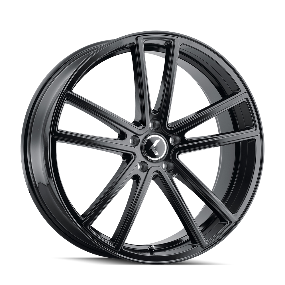 KRAZE LUSSO 18x8 Gloss Black Wheels - Stunning and High - Performance!