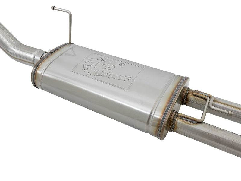 aFe MACHForce XP 2.5in Cat-Back Exhaust System with Black Tip - Ideal for Nissan Frontier 17 - 19 V8 - 5.6L & Titans!