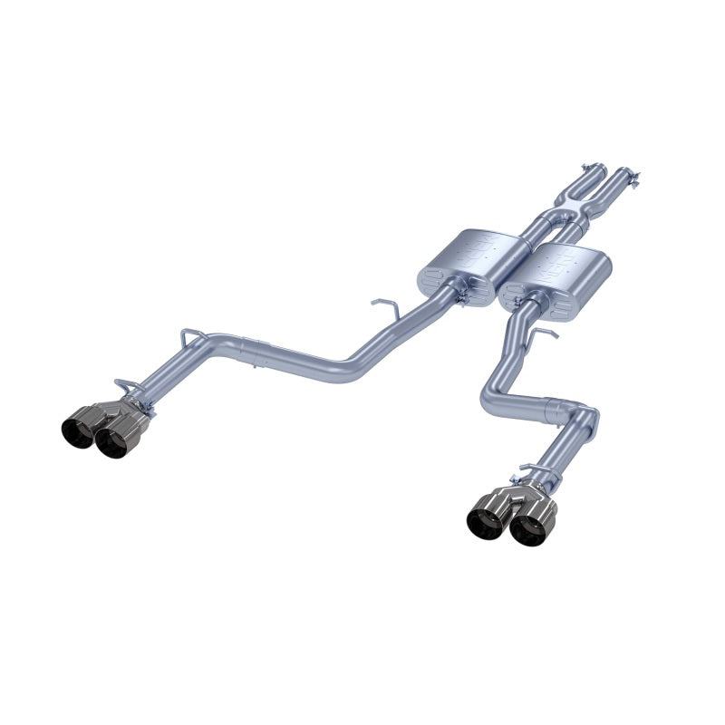 MBRP Armor Lite 15 - 21 Dodge Challenger 3.6L Aluminized Cat - back Exhaust: Power & Sound Upgrade