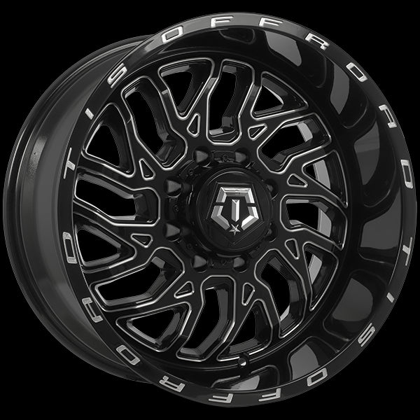 Stunning TIS Wheels 544 - 20x10.0 Gloss Black with Milled Edge, Grab Yours Now!