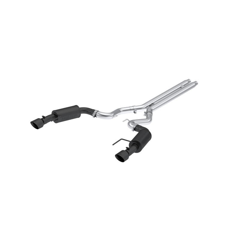 MBRP 2024-2025 Ford Mustang GT/GT Premium 5.0L 3in Cat-Back Dual Split Rear Black-Coated Exhaust System (Street)
