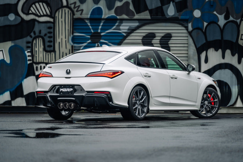 MBRP 2024+ Acura Integra Type-S Armor Pro 3in Active Profile Catback Exhaust - Stunning Carbon Fiber Tips