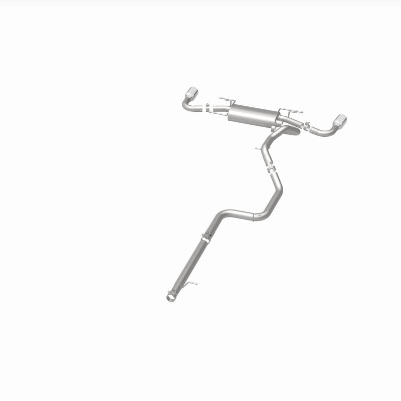 MagnaFlow 2010 - 2013 Mazda 3 2.5L Hatchback: Split Rear Exit Stainless Cat Back Performance Exhaust - Unleash Your Ride!