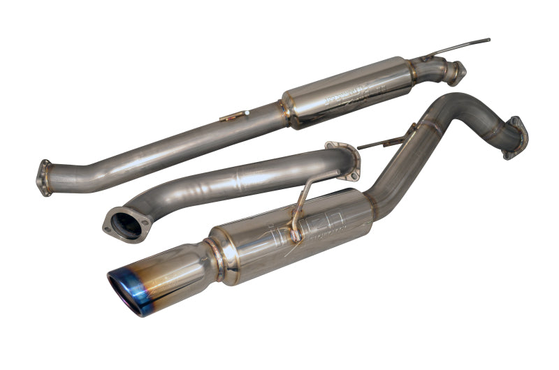 Injen's Premium 14 - 19 Ford Fiesta ST 1.6L Turbo 4Cyl 3in Cat - Back Stainless Steel Exhaust with Burnt SS Tip