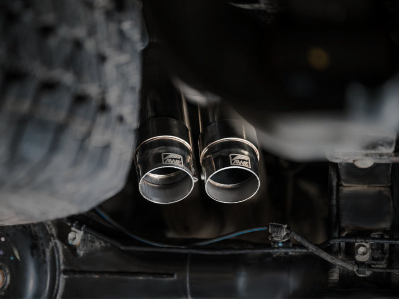 AWE 2016 - 2023 Toyota Tacoma 0FG Exhaust with BashGuard: The Ultimate Sound Upgrade!