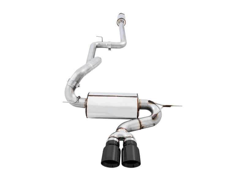 AWE Tuning Ford Focus ST Touring Edition Cat-back Exhaust - Resonated - Diamond Black Tips: Unleash Your Ride's Potential!