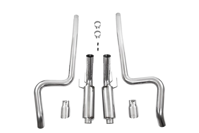 MBRP 11 - 14 Ford Mustang GT 5.0L: Dual Split Rear Race Version T409 3in Cat Back Exhaust System - The Ultimate Performance Upgrade!