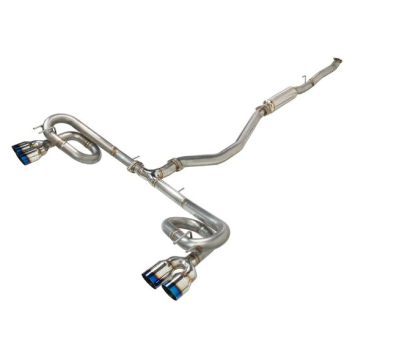 Remark 2022+ Honda Civic Hatchback Sport Touring FL1 Catback Exhaust: Stunning Burnt Stainless Tip!