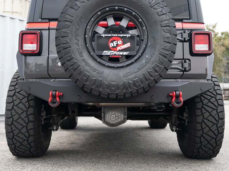 aFe MACH Force-Xp Hi-Tuck 3in 409 SS Axle-Back Exhaust for 2018 - 2024 Jeep Wrangler JL 2.0/3.6