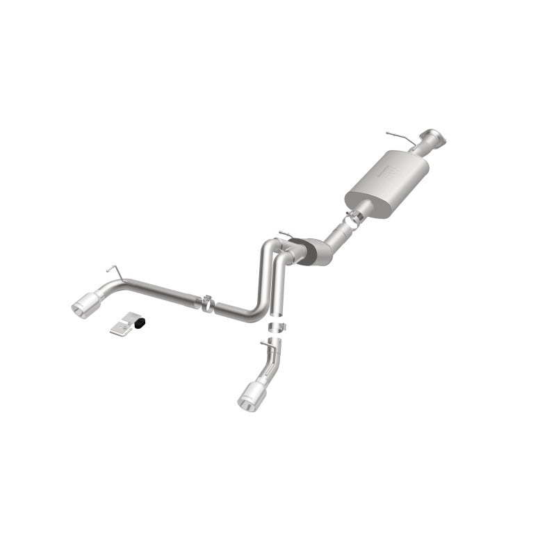 MagnaFlow Cat-Back Exhaust System for 2007 - 2008 GM Hummer H2 with Dual Split Rear Exit