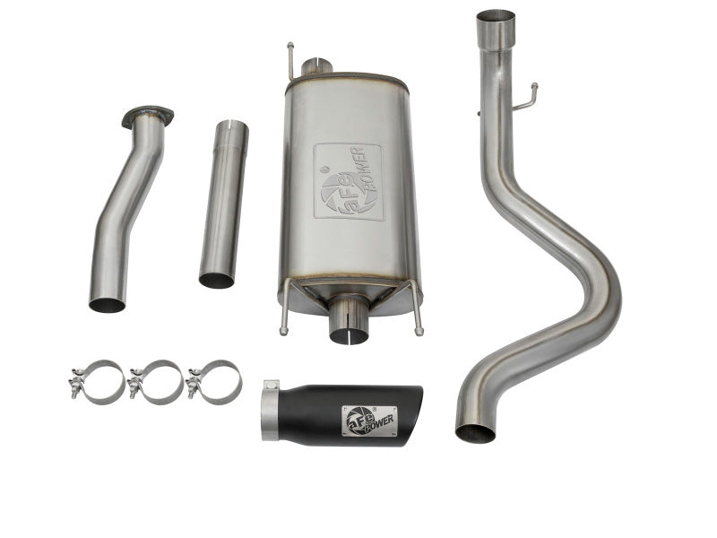 aFe MACHForce XP Cat-Back Stainless Steel Exhaust with Black Tips for 2016-2023 Toyota Tacoma V6-3.5L
