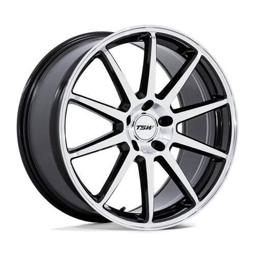 TSW TW004 CANARD 19X10.5 Gloss Black Wheels with Machined Face - A Must - Have Upgrade!