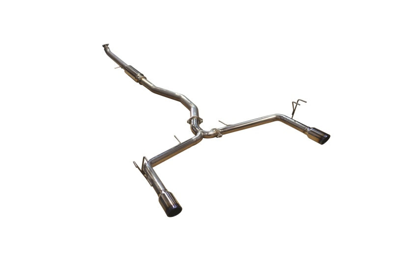 Injen 2016 - 2021 Honda Civic 1.5L Turbo Sedan: 63mm SS Cat - Back Exhaust with Dual Burnt Titanium Tips