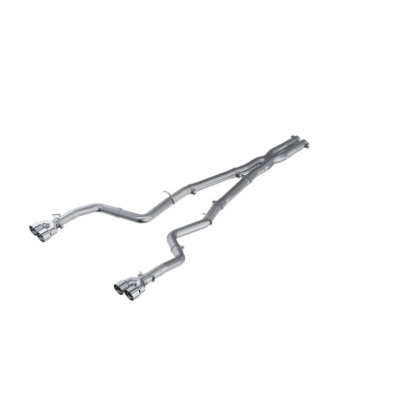 MBRP 2015 - 2016 Dodge Challenger 5.7L HEMI Cat - Back Dual Split Rear Exhaust: Armor Lite Series