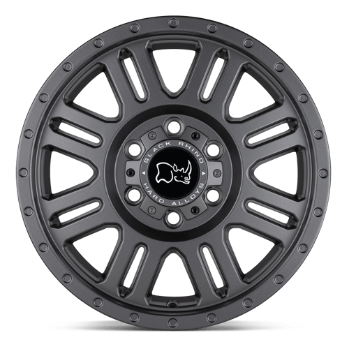 Black Rhino YELLOWSTONE 16X8 Matte Gunmetal Wheels - Stunning and Durable!