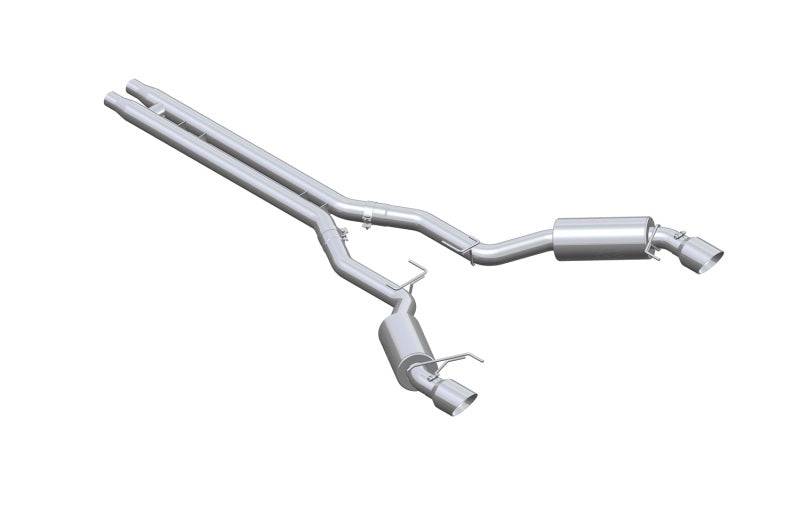 MBRP 2015 - 2017 Ford Mustang GT 5.0 3 - inch Cat - Back Dual Split Rear Race Version with 4.5 - inch T409 Tips