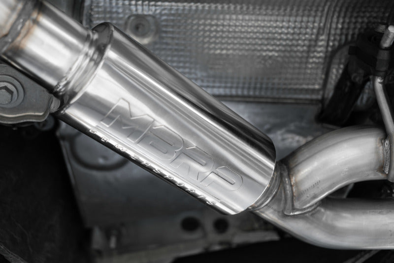 MBRP 18 - 24 Audi S5 Coupe/S4 Sedan T304 SS 2.5in Cat - Back Quad Rear Exit Exhaust with SS Tips: Unleash Your Ride's Potential!