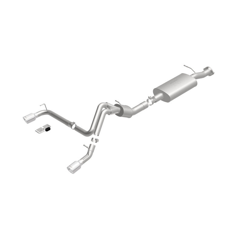 MagnaFlow Cat-Back Exhaust System for 2007 - 2008 GM Hummer H2 with Dual Split Rear Exit