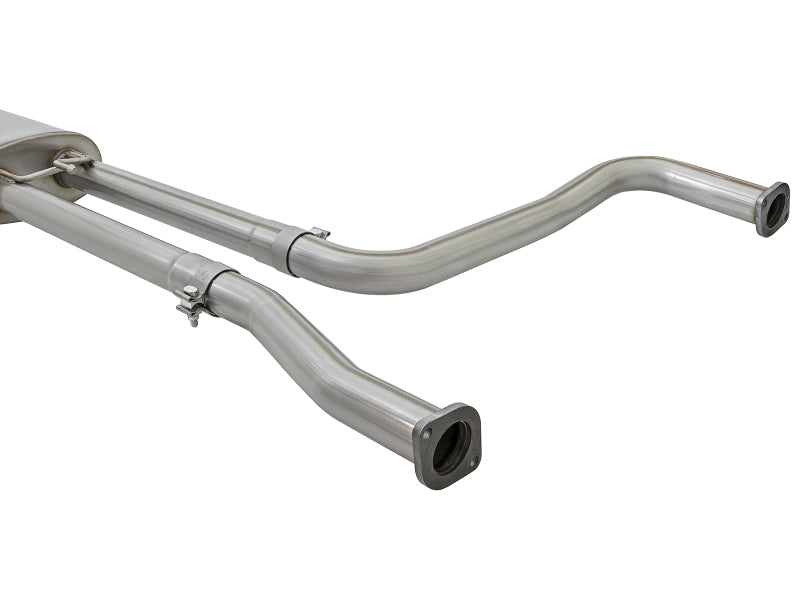 aFe MACHForce XP 2.5in Cat-Back Exhaust System with Black Tip - Ideal for Nissan Frontier 17 - 19 V8 - 5.6L & Titans!