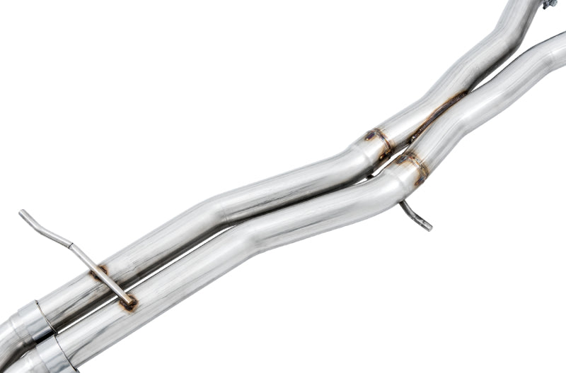 AWE Tuning Audi B9 S5 Sportback Track Edition Exhaust - Unleash the Roar with Black 102mm Tips!