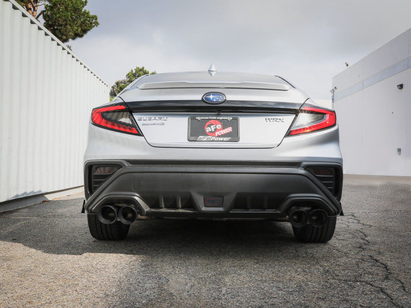 Unleash Your Subaru WRX's Power with aFe POWER Takeda 3in to 2-1/2in 304 SS Cat-Back Exhaust w/ Black Tips