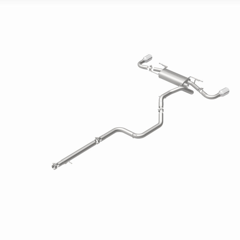 MagnaFlow 2010 - 2013 Mazda 3 2.5L Hatchback: Split Rear Exit Stainless Cat Back Performance Exhaust - Unleash Your Ride!