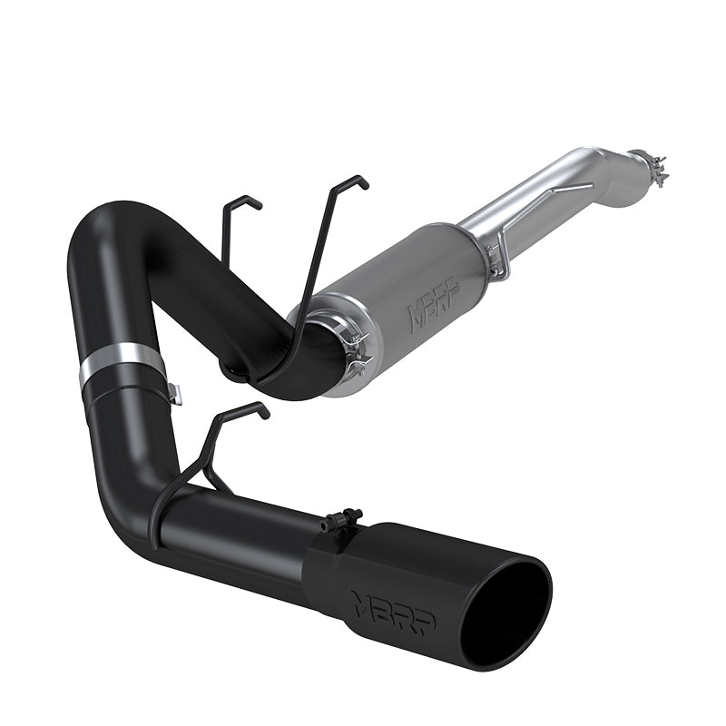 MBRP Armor BLK Series Cat Back Exhaust for 2017-2024 Ford F-250/350 Super Duty 6.2L/7.3L - Black Finish