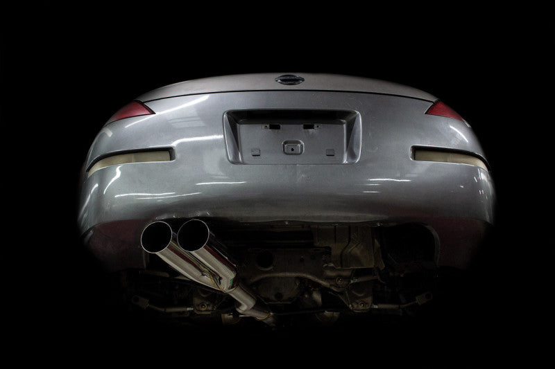 Unleash the Power! ISR Performance 4in Dual Tip Straight Pipe Exhaust for Nissan 350Z
