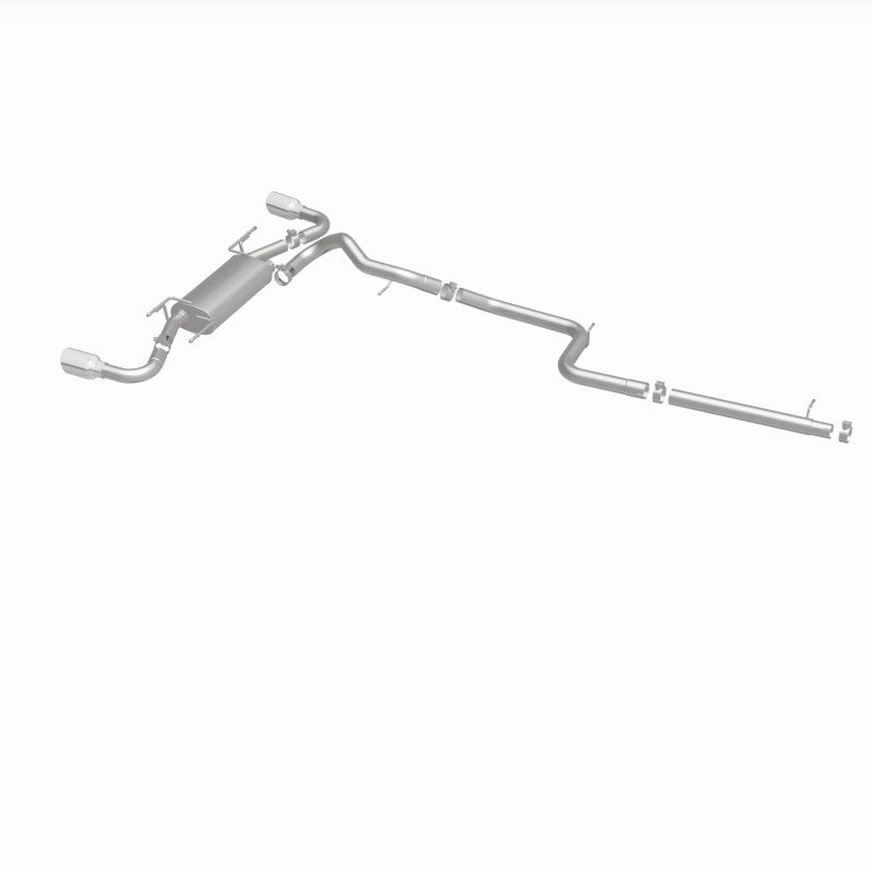 MagnaFlow 2010 - 2013 Mazda 3 2.5L Hatchback: Split Rear Exit Stainless Cat Back Performance Exhaust - Unleash Your Ride!