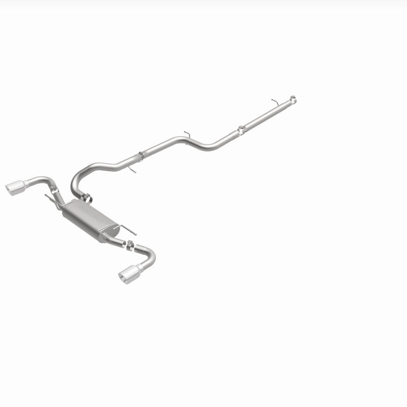 MagnaFlow 2010 - 2013 Mazda 3 2.5L Hatchback: Split Rear Exit Stainless Cat Back Performance Exhaust - Unleash Your Ride!
