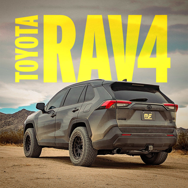 Magnaflow 2019 - 2024 Toyota RAV4 Street Series Cat - Back Performance Exhaust System: Dual Rear Exit in Stunning Black