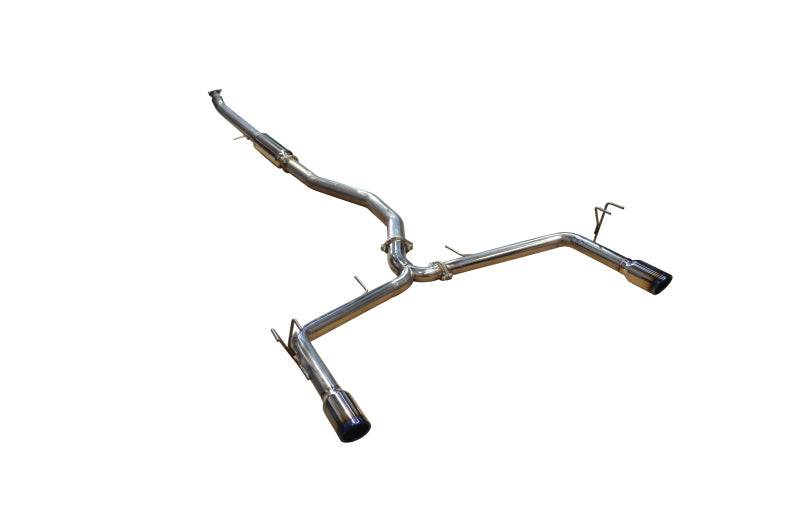 Injen 2016 - 2021 Honda Civic 1.5L Turbo Sedan: 63mm SS Cat - Back Exhaust with Dual Burnt Titanium Tips