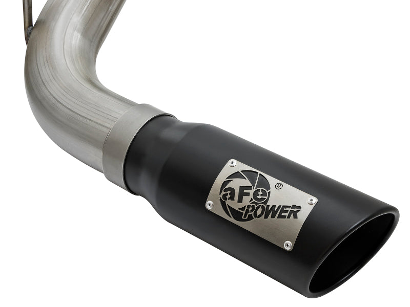 aFe MACHForce XP 2.5in Cat-Back Exhaust System with Black Tip - Ideal for Nissan Frontier 17 - 19 V8 - 5.6L & Titans!