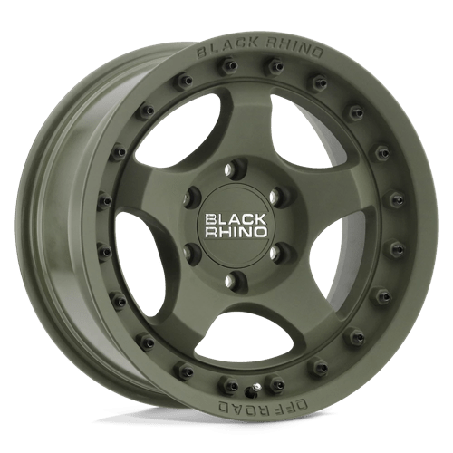 Unleash Adventure with Black Rhino BANTAM 16X8 Olive Drab Green Wheels