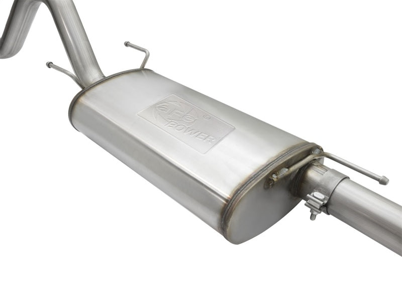 aFe MACHForce XP Cat-Back Stainless Steel Exhaust with Black Tips for 2016-2023 Toyota Tacoma V6-3.5L