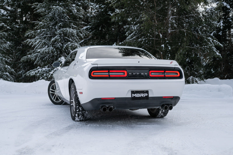 MBRP Armor Lite 15 - 21 Dodge Challenger 3.6L Aluminized Cat - back Exhaust: Power & Sound Upgrade